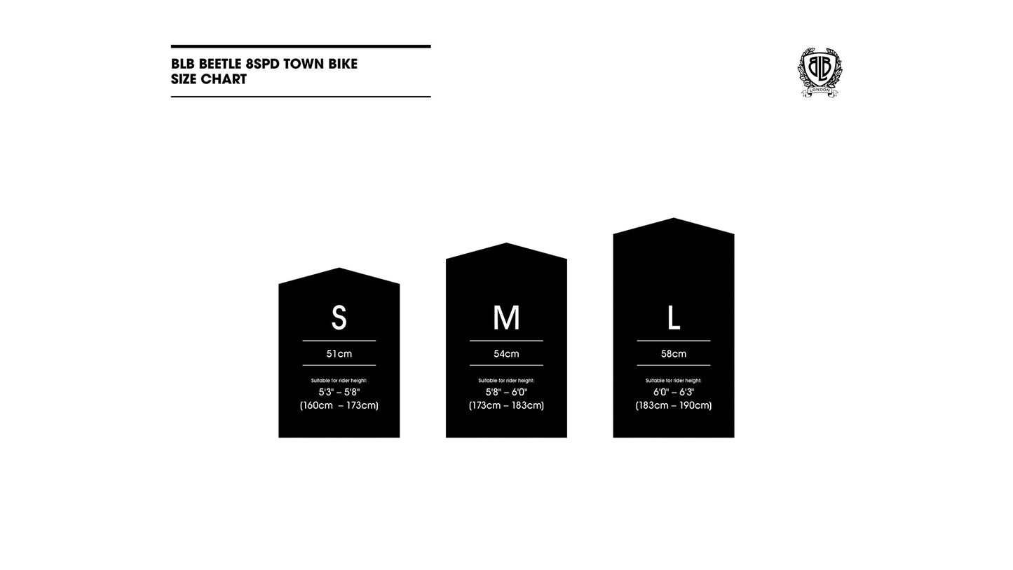 BLB - Vélo urbain Beetle 8 vitesses