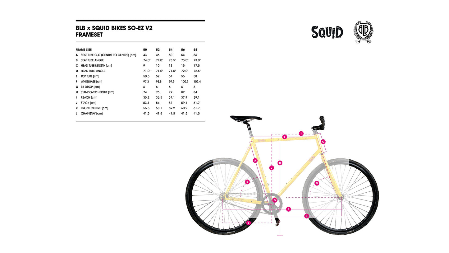 BLB X SQUID BIKES - Kit cadre SO-EZ